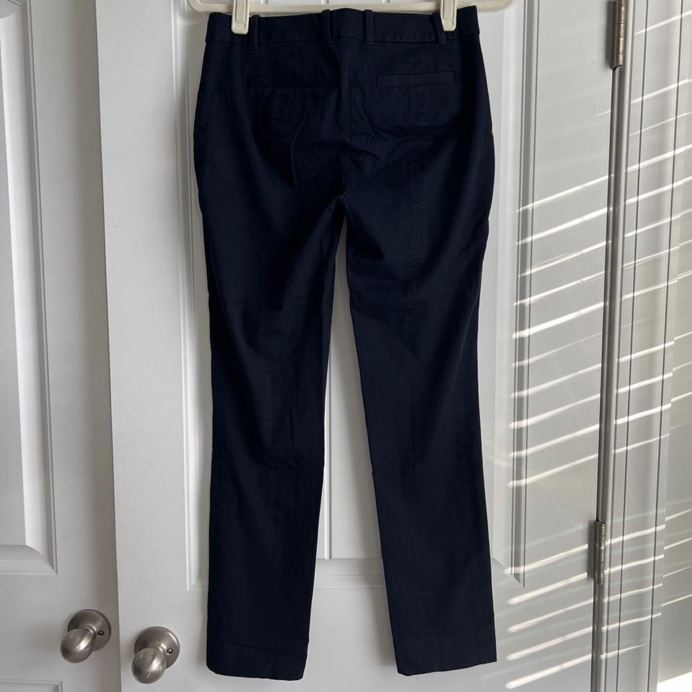 J.Crew Dark Blue Stretch Trousers - Picture 4 of 6